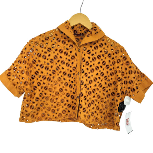 romeo gigli レース カットワーク ブラウス レディース  9T